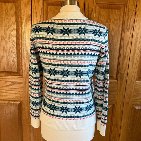 TALBOTS - Fair Isle Mockneck Pullover -- NEW with Tag - Picture 5 of 12